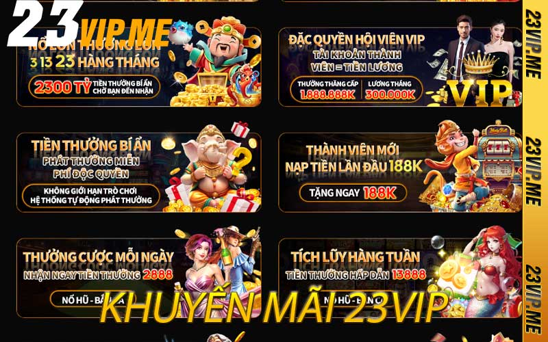 khuyến mãi 23vip