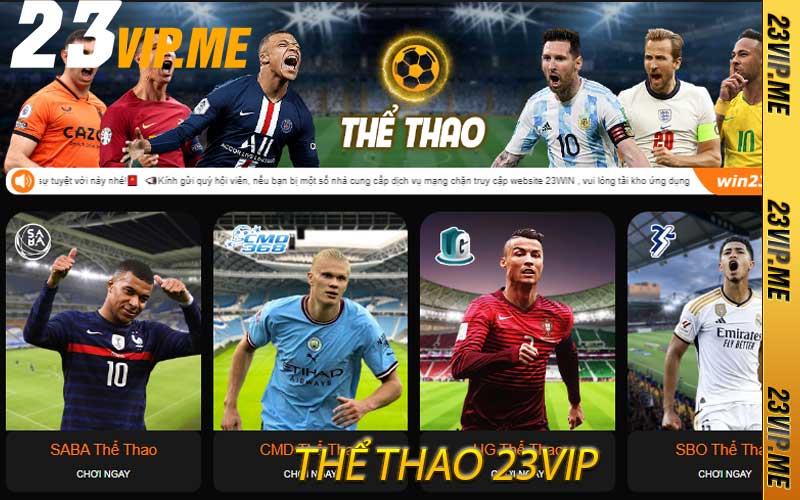 thể thao 23vip